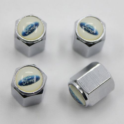 4pcs auto car tire wheel valve stem caps fit for ford all model