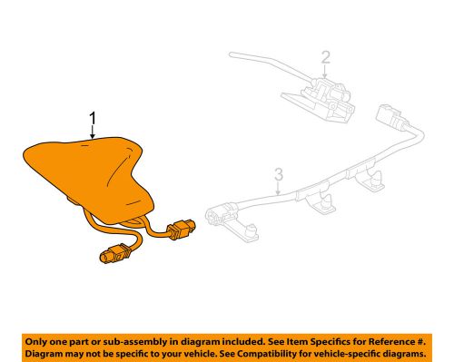 Cadillac gm oem 2014 cts-antenna base 22956604