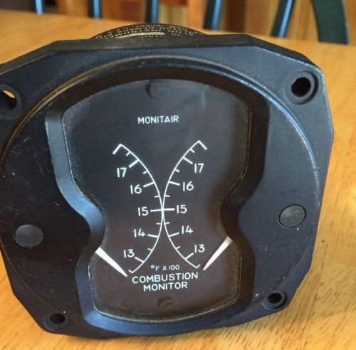Aircraft instrument indicator gauge avionics combustion monitor  {free us ship}