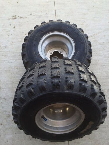 Ambush raptor 660 660r rear wheels and tires fit 660 700 350 yzf450 banshee