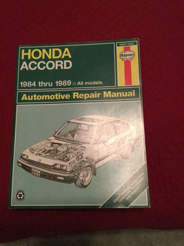 Haynes repair manual 42011