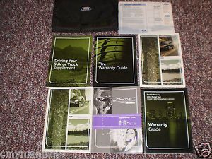 2011 ford escape fwd &amp; 4x4 complete owners manual books sync guide case all