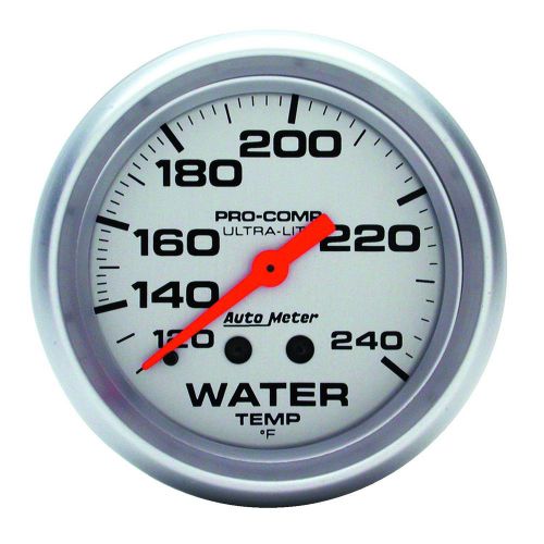 Auto meter 4433 ultra-lite; mechanical water temperature gauge