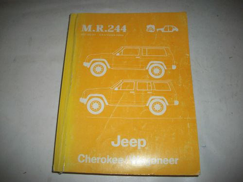 Original 1983-84 jeep cherokee/ wagoneer  workshop repair  manual clean