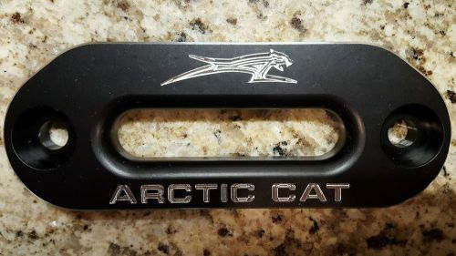Arctic cat atv utv hawse billet fairlead blk anodized 1500-3500 lbs winch