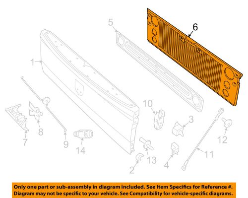 Chrysler oem tail gate-liner 68034277ab