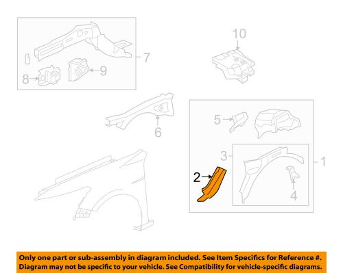 Honda oem-fender trim-front right 60659ta5a50zz