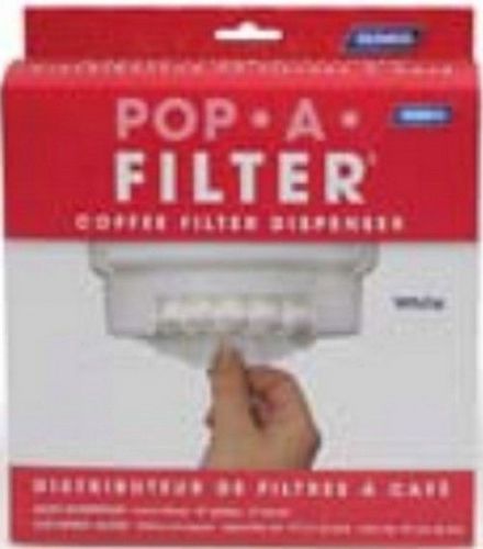Rv trailer kitchen camco rv pop-a-filter coffee filter dispenser white 57081
