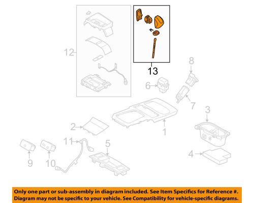 Subaru oem 10-14 legacy front console-shift knob 35160aj00a