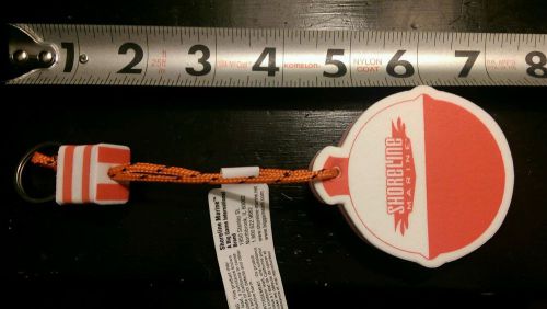 Shoreline marine red white bobber floating boat keychain foam floater nice!!