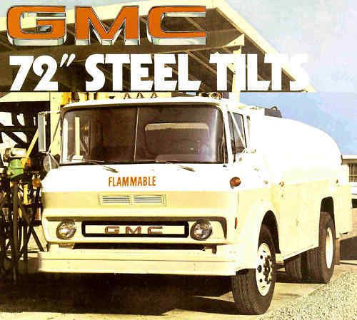 1976 gmc 72&#034; steel tilt cab truck brochure-gmc tilt cab