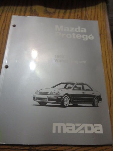 1998 protege mazda oem electrical wiring diagram ewd manual book 98