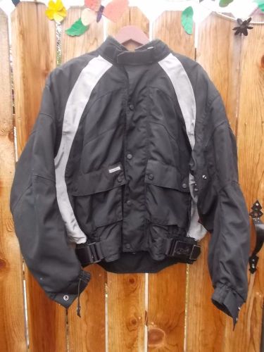 Easy riders arlen ness textile motorcycle jacket  cordura plus liner size large