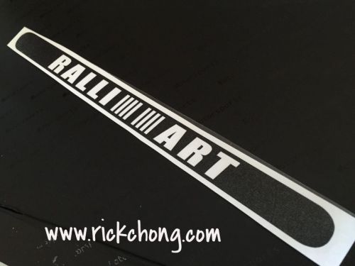 2008 to 2015 mitsubishi lancer 3rd brake light matte black overlay ralliart logo