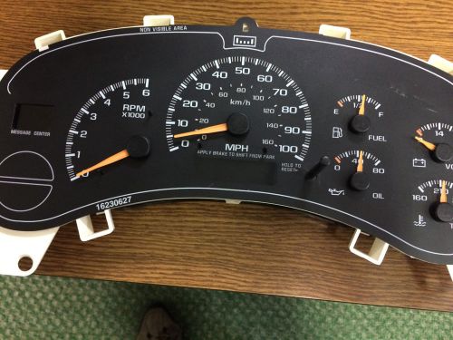 Gmc yukon, chevy tahoe speedometer