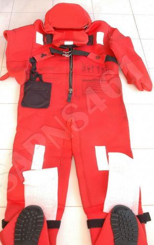 Scandia immersion rescue suit size:xtra large 190-210cm *solas*excellent unused*