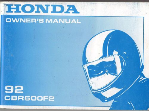 1992 honda motorcycle cbr600f2 owners manual (154)