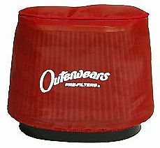 Outerwears oval tapered air filter cover,3.5&#034;x2.5&#034; top,micro,mini,sprint,karting
