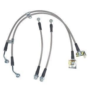 Fits hyundai veloster performance stainless braided brake lines