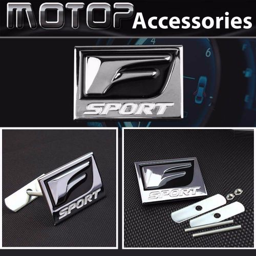 F-sport 3d metal f sport racing front hood grille badge emblem car decoration