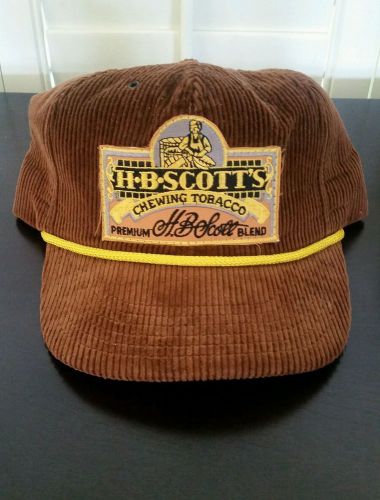 H.b. scott&#039;s chewing tobacco hat