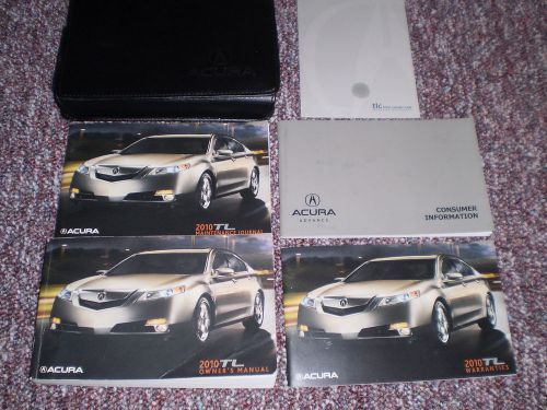 2010 acura tl car owners manual books guide case all models