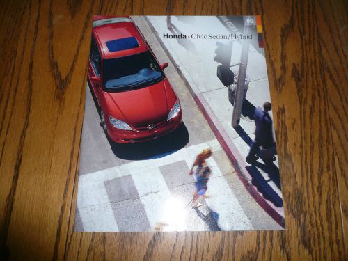 2005 honda civic sedan / hybrid sales brochure