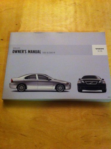 2006 volvo s60 &amp; s60 r owners manual