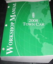 2008 lincoln town car workshop shop service repair manual signature l limited