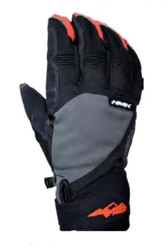 Hmk union gloves gray/orange extra large xl hm7gunigoxl