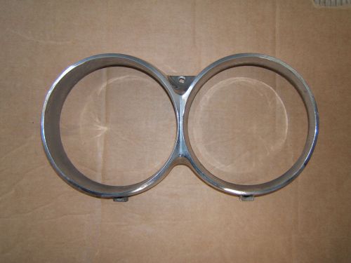 1962-1963-1964 lincoln continental headlight bezel set, fomoco #c2vb-13064-a