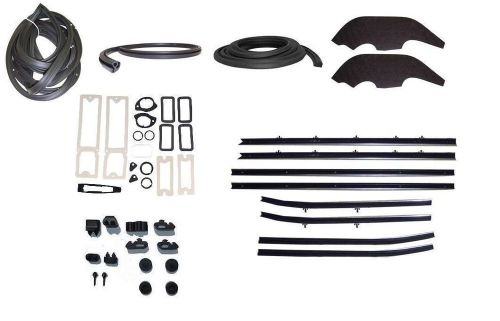 1968 nova chevy ii 2 door sedan weatherstrip seal kit soffseal