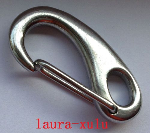 Stainless steel egg quick link carabiner snap hook clip 2&#034;