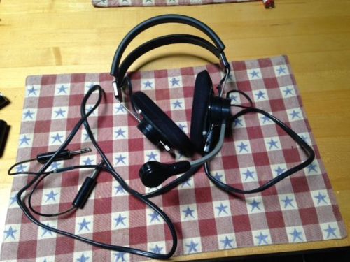 Telex mrb 600 aviation flight headset faa tso c57 &amp; c58 cat.-b