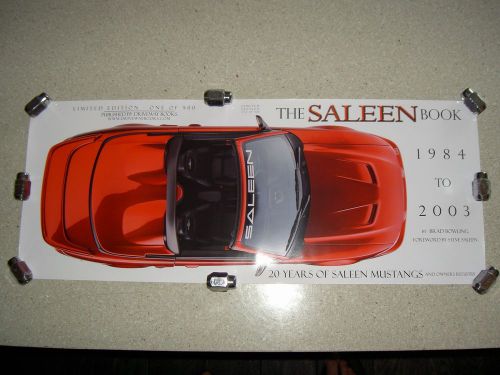 The saleen book limited edition 1 of 500 poster by brad bowling