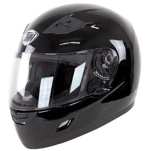 Thh ts-39 gloss black helmet lightweight abs composite