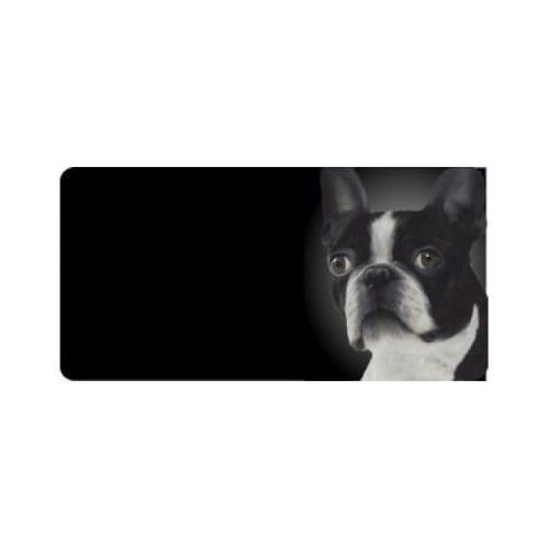 Boston terrier airbrush license plate - lpo667