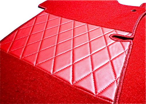 Prem. red vel. mat set for mercedes w107 slc 280 350 380 450 500 1972-1981