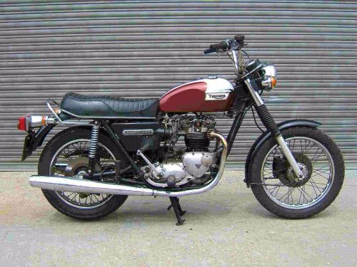 Triumph t100 5t 6t tr5 manual 110pg w/ t-100 motorcycle operations &amp; maintenance