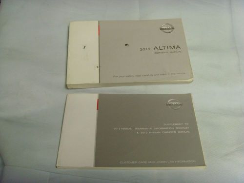 2012 nissan altima owner&#039;s manual