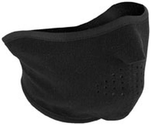 Zan cold weather micro fleece half face mask adult micro-fleece mask,black,osfm