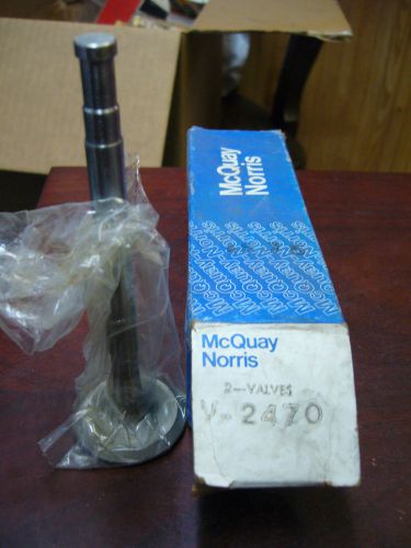 Mcquay-norris exhaust valves v2470