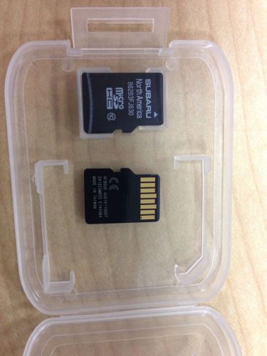 Micro sd card for subaru impreza / xv crosstrek (quantity 2)