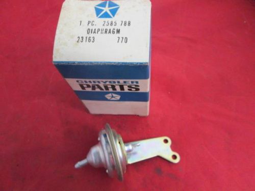 8 cylinder carburetor choke diaphragm 66 67 ply dodge a body nos mopar # 2585788