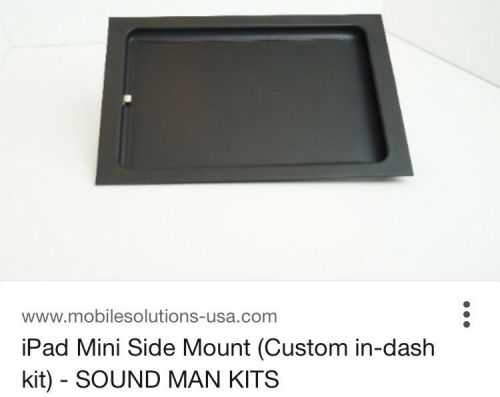 Sound man side slider ipad dash kit