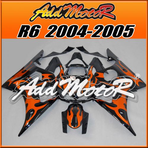 Addmorot aftermaket fairing fit yzf-r6 yzf r6 04 05 bodywork orange black y6454