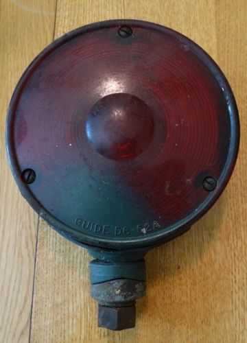 Vintage truck / tractor ? guide light d6-52a / d6-52b - red / amber signal light