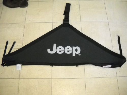 2007-2016 jeep wrangler v-style front hood cover mopar genuine oem brand new