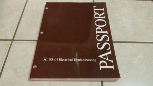 Factory oem - 00-01 honda passport electrical  - service repair manual