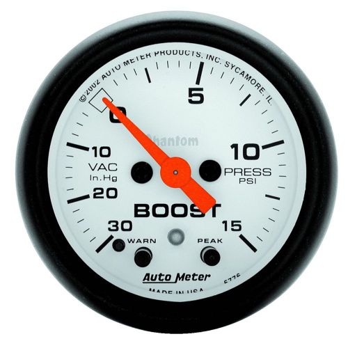 Auto meter 5776 phantom; electric boost/vacuum gauge